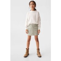 Gestreifter Baumwollpullover von Mango Kids