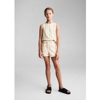 Paperbag-Shorts mit Gürtel von Mango Kids