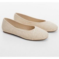 Leinen-Ballerinas von Mango Kids