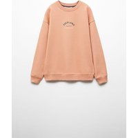 Gemustertes Sweatshirt mit Aufschrift von Mango Kids