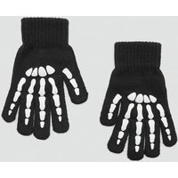 Strickhandschuhe mit Totenkopf-Dessin Strickhandschuhe mit Totenkopf-Dessin von Mango Kids