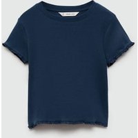 Geripptes Kurzarm-T-Shirt von Mango Kids