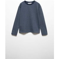 Langärmliges T-Shirt mit Streifen von Mango Kids