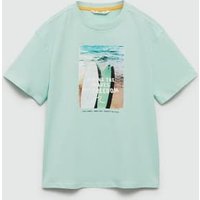 T-Shirt mit Surf-Print von Mango Kids
