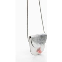 Ledertasche mit Metallic-Effekt von Mango Kids