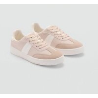 Sneakers mit kontrastierenden Lederdetails Sneakers mit kontrastierenden Lederdetails von Mango Kids