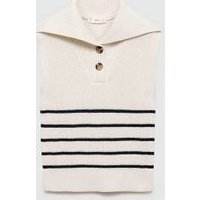 Gestreifter Strickpullunder von Mango Kids
