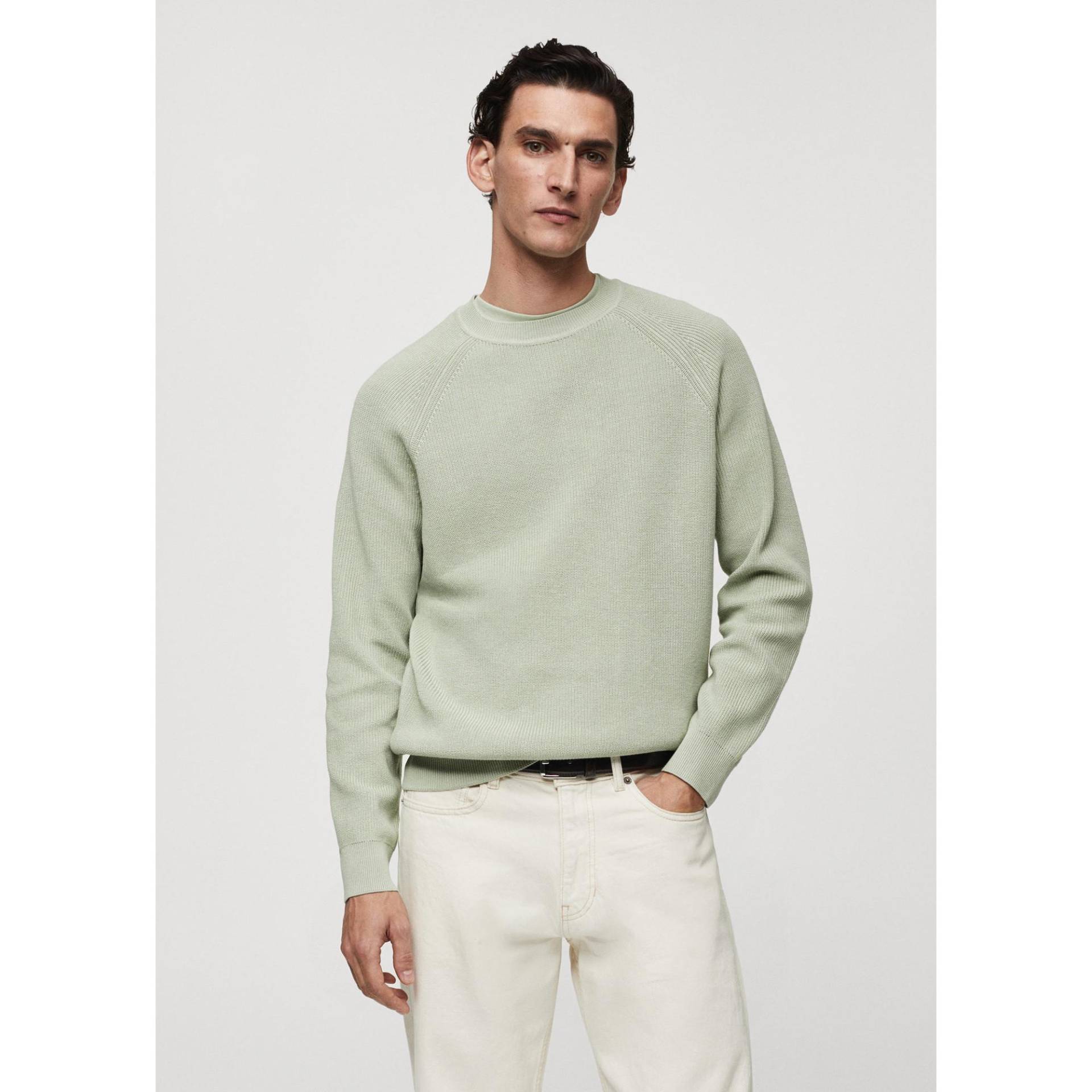 Sweatshirt Herren Grün 23 von Mango Man