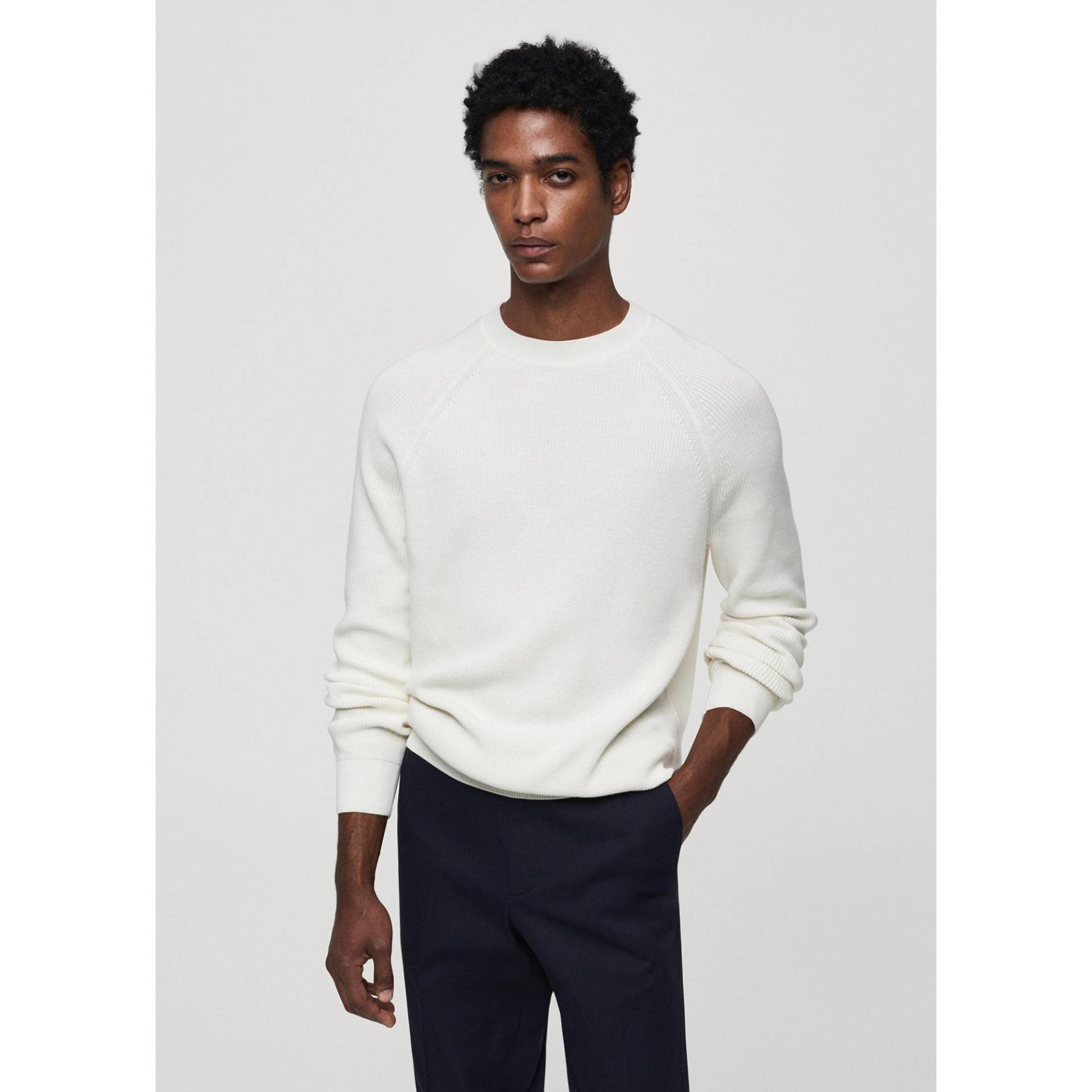 Sweatshirt Herren Offwhite 20 von Mango Man