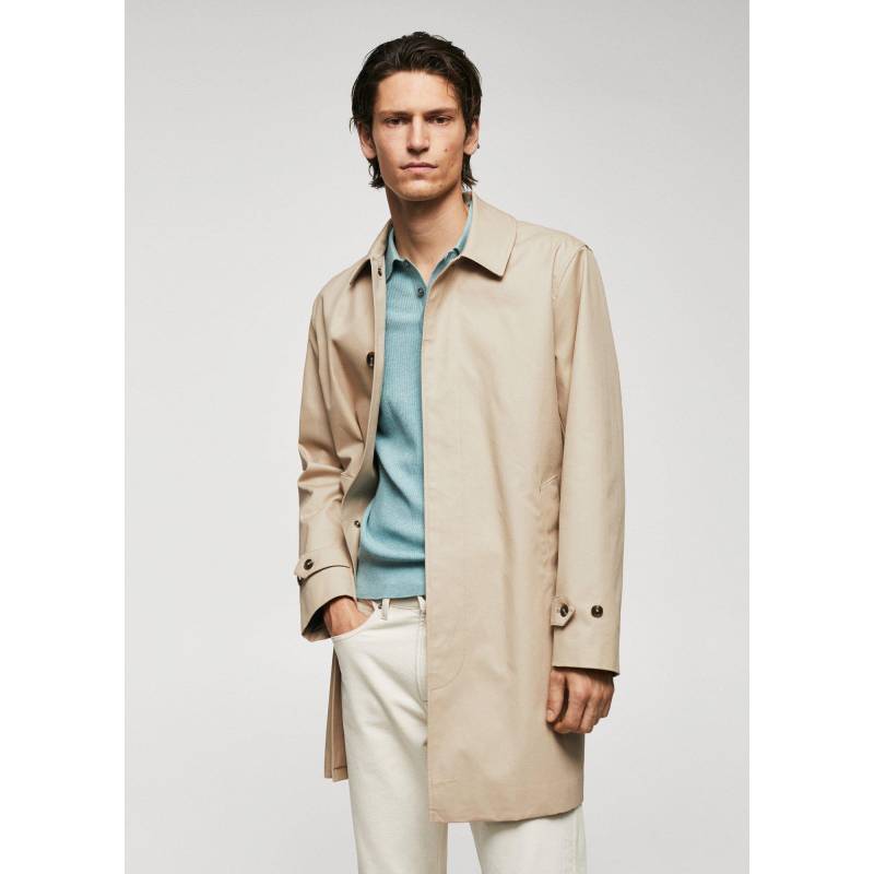 Trenchcoat Herren Grau  S von Mango Man