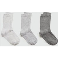 3er-Pack Baumwollsocken mit Rippmuster von Mango