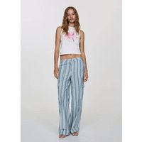 Ärmelloses Top mit Print von Mango