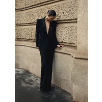Ausgestellte Hose mit hohem Bund von Mango