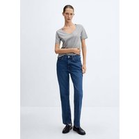 T-Shirt aus 100 % Baumwolle mit V-Ausschnitt T-Shirt aus 100 % Baumwolle mit V-Ausschnitt von Mango