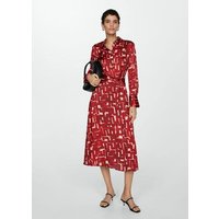 Bedrucktes Hemdkleid Bedrucktes Hemdkleid von Mango