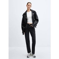 Biker-Jacke mit Leder-Effekt von Mango