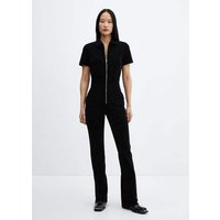 Cord-Jumpsuit mit Reißverschluss von Mango