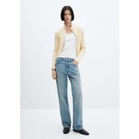 Crop-Cardigan mit Reißverschluss von Mango