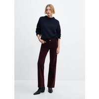 Flared Cordhose mit mittelhohem Bund von Mango