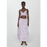 Gemustertes Crop-Top von Mango