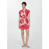 Gemustertes Wickelkleid von Mango
