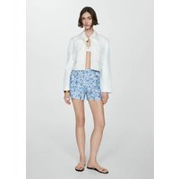 Gerade Shorts mit Blumenmuster von Mango