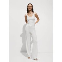 Gerade Strickhose von Mango