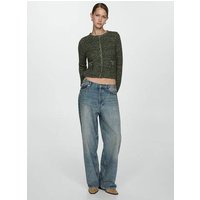 Grobstrick-Cardigan aus Lurex von Mango