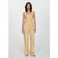 Gerade geschnittene Streifenhose Gerade geschnittene Streifenhose von Mango