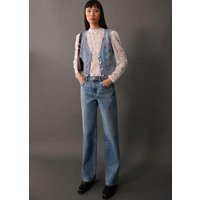 Halbtransparente Bluse von Mango