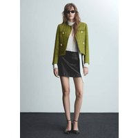 Tweedjacke mit Schmuckknöpfen Tweedjacke mit Schmuckknöpfen von Mango