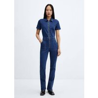 Jeans-Jumpsuit mit Reißverschluss von Mango