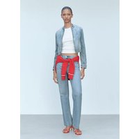 Jeansjacke mit Reißverschluss von Mango
