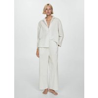 Langer Baumwoll-Pyjama von Mango