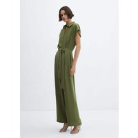 Langer Jumpsuit mit Schleife von Mango