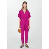 Langer Jumpsuit mit Schleife von Mango