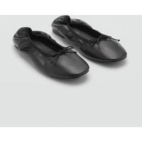 Leder-Ballerinas mit Schleife Leder-Ballerinas mit Schleife von Mango
