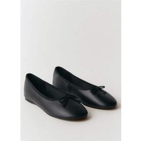 Leder-Ballerinas mit Schleife Leder-Ballerinas mit Schleife von Mango