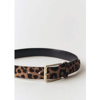Ledergürtel mit Leopardenmuster Ledergürtel mit Leopardenmuster von Mango