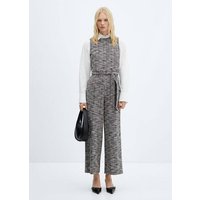 Melierter Tweed-Jumpsuit von Mango