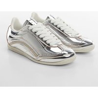 Metallic-Sneaker zum Schnüren von Mango