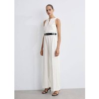 Jumpsuit mit Gürtel und Reißverschluss von Mango