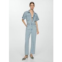 Jeans-Jumpsuit mit Multi-Positions-Knöpfen von Mango