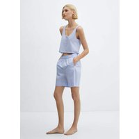 Pyjama-Shorts aus Baumwolle mit Stretchbund von Mango