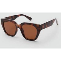 Sonnenbrille mit viereckiger Brillenfassung von Mango