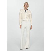 Tweedjacke mit Knöpfen von Mango