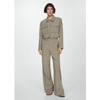 Wideleg-Bundfaltenhose Wideleg-Bundfaltenhose von Mango
