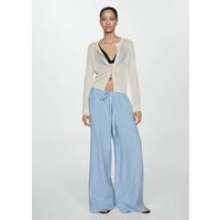 Wideleg-Hose aus 100 % Leinen Wideleg-Hose aus 100 % Leinen von Mango