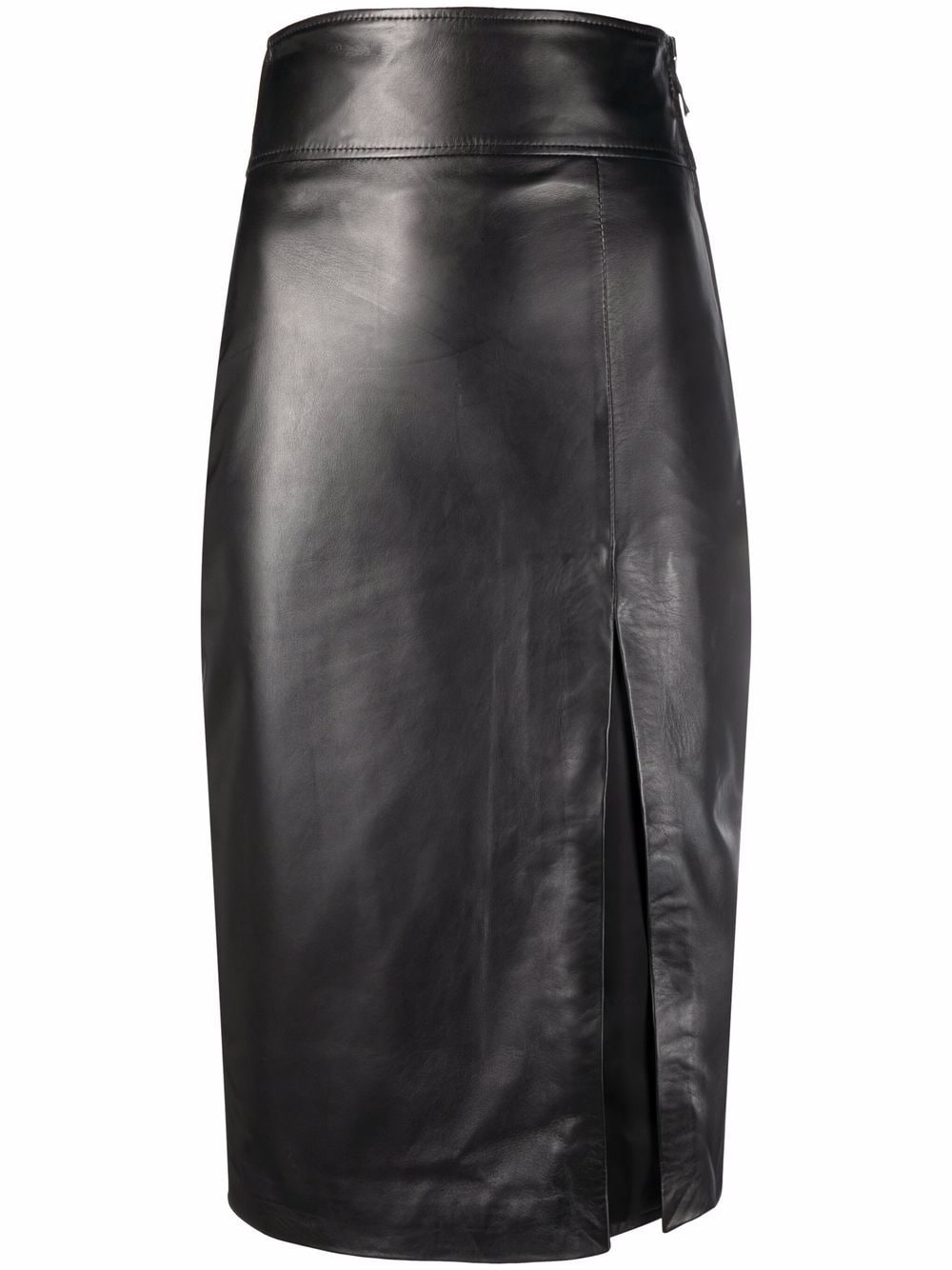 Manokhi Laura leather pencil skirt - Black von Manokhi