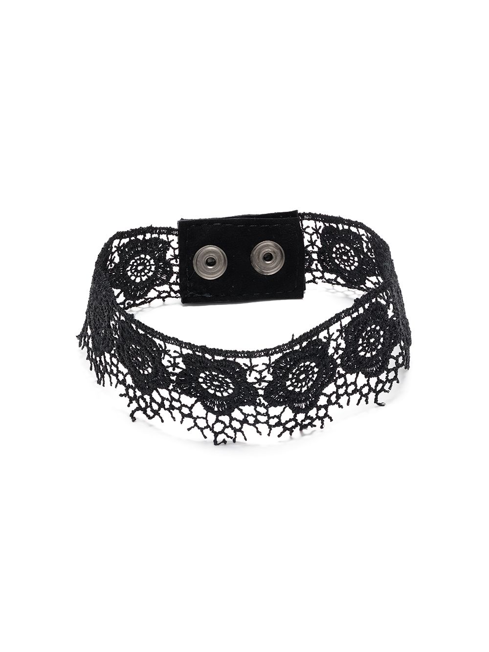 Manokhi lace choker necklace - Black von Manokhi